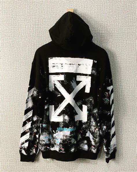 off white rep hoodie